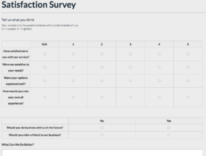 satisfaction-survey